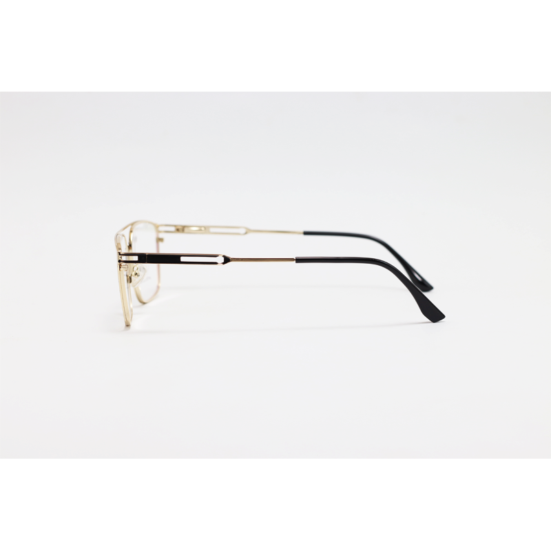Carrera - 7702 - Golden Black - Metal - Rectangle - Double Bridge - Eyewear