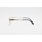 Carrera - 7702 - Golden Black - Metal - Rectangle - Double Bridge - Eyewear
