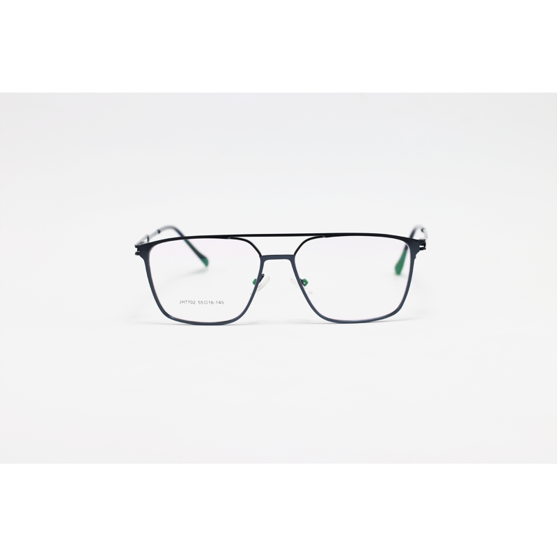 Carrera - 7702 - Blue - Metal - Rectangle - Double Bridge - Eyewear