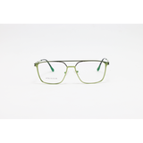 Carrera - 7702 - Green - Metal - Rectangle - Double Bridge - Eyewear