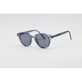 Dior - 28021 - Blue Translucent Grey - Acetate - Round - Sunglasses