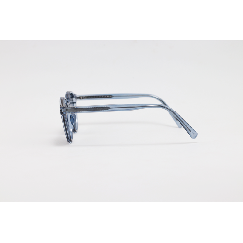 Dior - 28021 - Blue Translucent Grey - Acetate - Round - Sunglasses