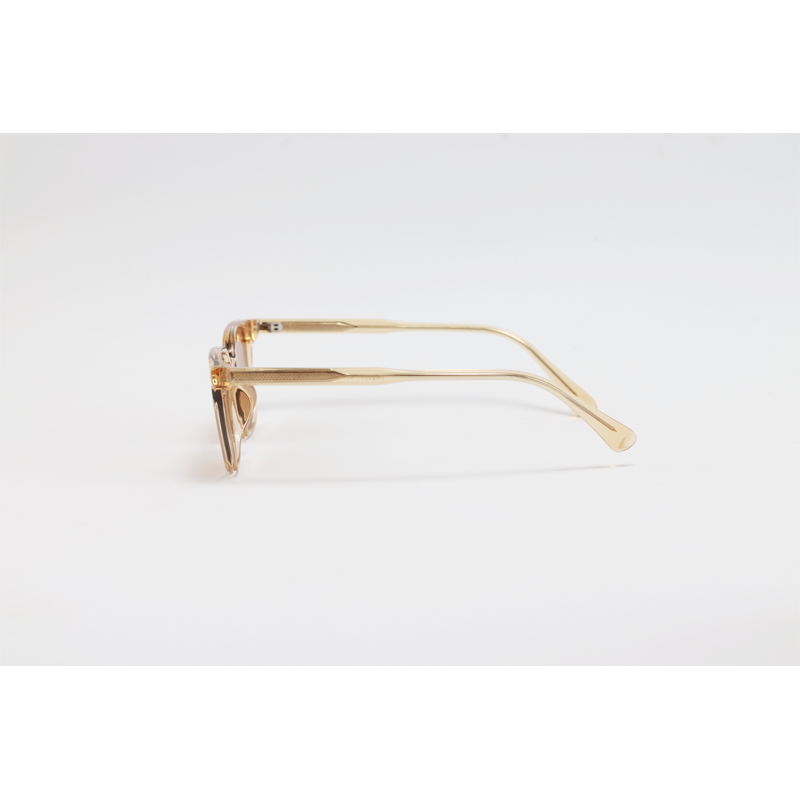 Moscot - 28001 - Brown Translucent - Acetate - Rectangle - Sunglasses