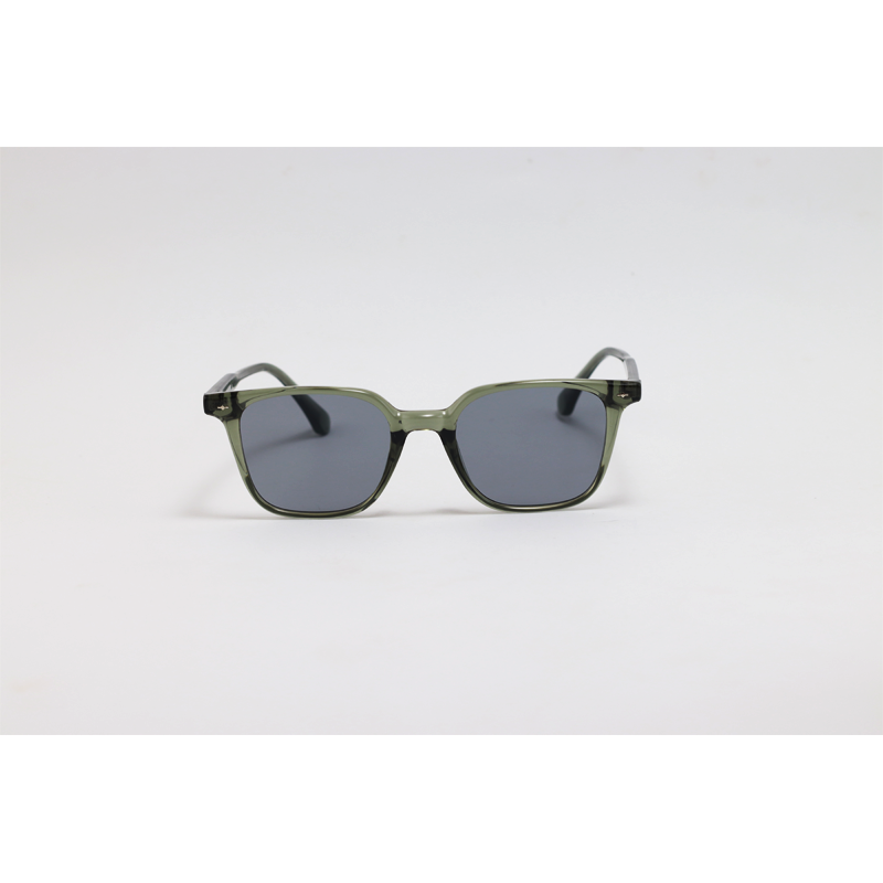 Moscot - 28001 - Green Translucent Grey - Acetate - Rectangle - Sunglasses
