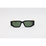 Prada - 6002 - Black Yellow Green - Acetate - Rectangle - Sunglasses