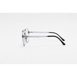 Dior - 2194 - Grey Translucent Black Gradient - Acetate - Rectangle - Dual - Attachment - Polarized - Eye Wear - Sunglasses