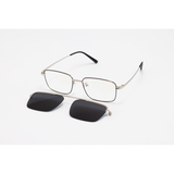 Dior - 7005 - Silver Black - Metal - Blue Cut - Dual - Polarized - Attachment - Eye Wear - Sunglasses