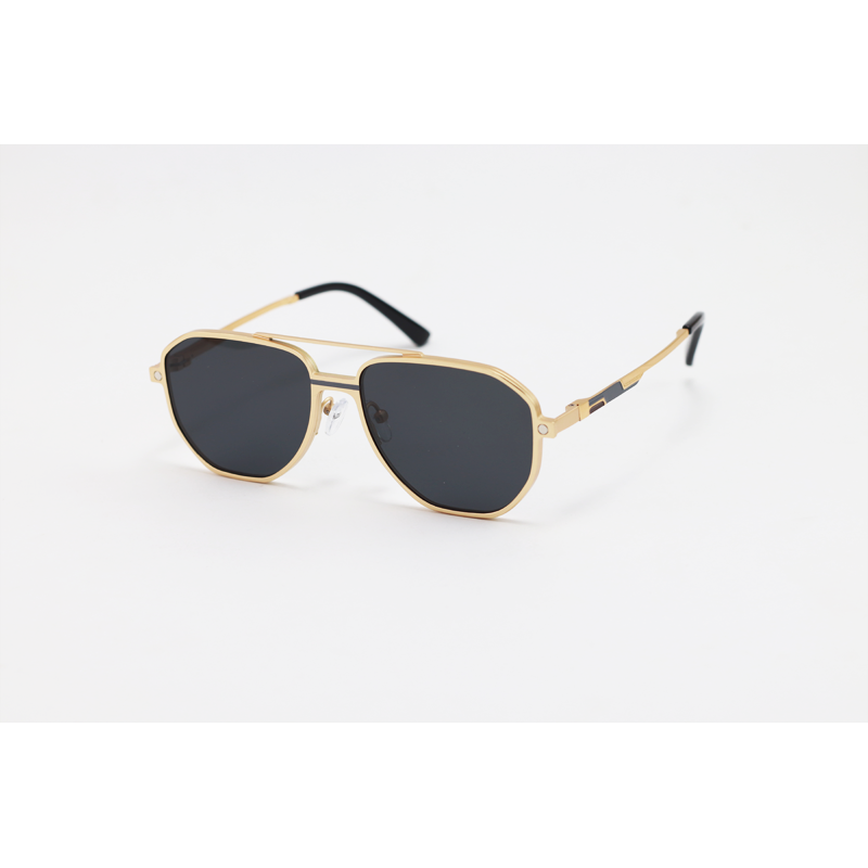 Dior - 7037 - Golden - Metal - Blue Cut - Dual - Polarized - Attachment - Eye Wear - Sunglasses