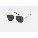 Dior - 7037 - Golden - Metal - Blue Cut - Dual - Polarized - Attachment - Eye Wear - Sunglasses