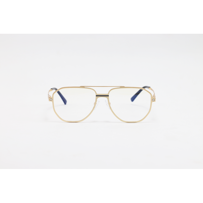 Dior - 7037 - Golden - Metal - Blue Cut - Dual - Polarized - Attachment - Eye Wear - Sunglasses
