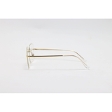 Dior - 1022 - Golden - Metal - Blue Cut - Rimless - Square - Eyewear