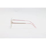 Dior - 1022 - Rose Gold - Metal - Blue Cut - Rimless - Square - Eyewear