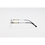 Dita - 21087 - Black - Metal - Blue Cut - Rimless - Square - Eyewear