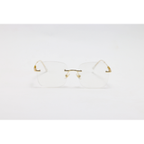 Dita - 21087 - Golden - Metal - Blue Cut - Rimless - Square - Eyewear