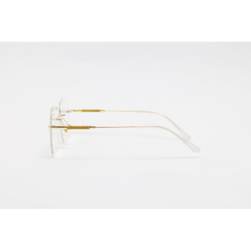 Dita - 21087 - Golden - Metal - Blue Cut - Rimless - Square - Eyewear