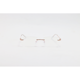 Silhouette - 23022 - Rose Gold - Metal - Blue Cut - Rimless - Eyewear