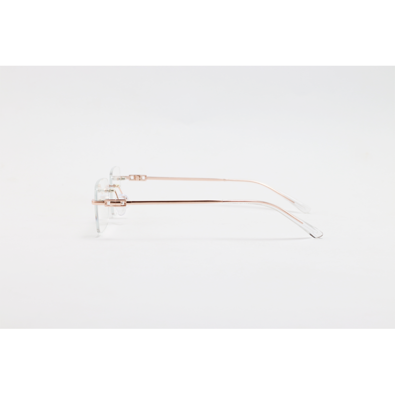 Silhouette - 23022 - Rose Gold - Metal - Blue Cut - Rimless - Eyewear