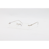 Silhouette - 23022 - Silver - Metal - Blue Cut - Rimless - Eyewear