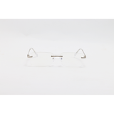 Silhouette - 23022 - Silver - Metal - Blue Cut - Rimless - Eyewear