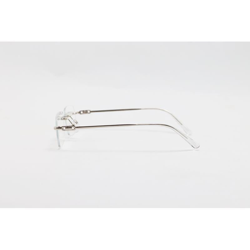 Silhouette - 23022 - Silver - Metal - Blue Cut - Rimless - Eyewear