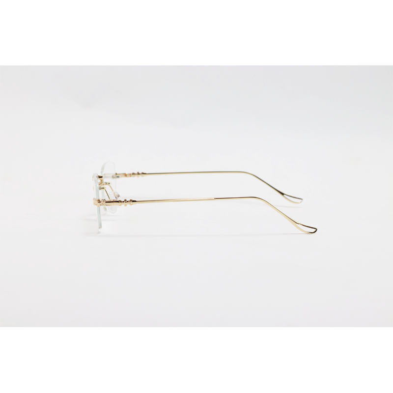 Dita - 21083 - Golden - Metal - Blue Cut - Rimless - Rectangle - Eyewear
