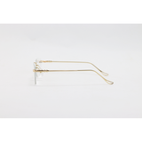 Dita - 01091 - Golden - Metal - Blue Cut - Rimless - Rectangle - Eyewear