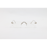 Dita - 01091 - Silver - Metal - Blue Cut - Rimless - Rectangle - Eyewear