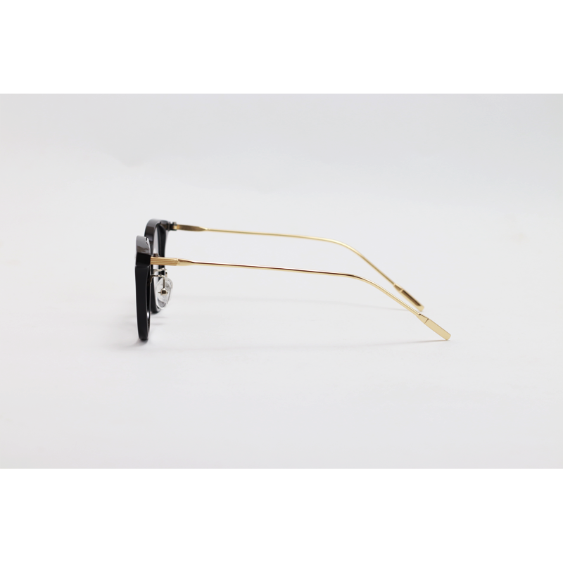 Dita - 8203 - Black Golden - Acetate - Metal - Blue Cut - Rectangle - Eyewear