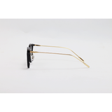 Dita - 8203 - Black Golden - Acetate - Metal - Blue Cut - Rectangle - Eyewear
