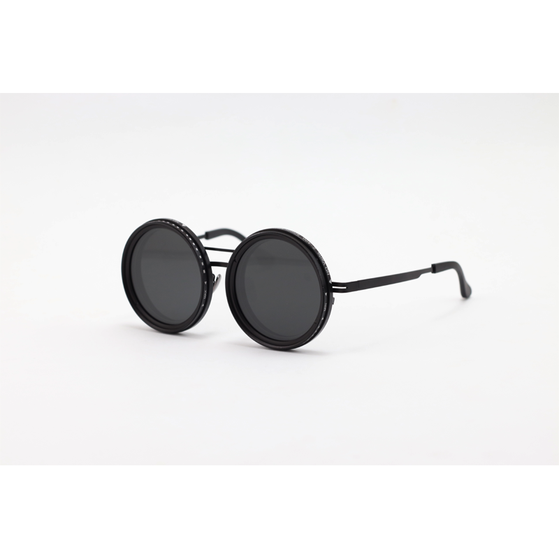 ND Varlo Light Adjustable Polarized - Black - Metal - Round - Sunglasses