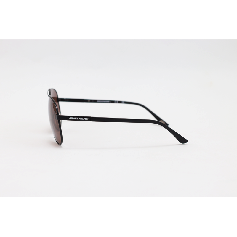 Skechers - SE6365 - Original - Black Brown - Metal - Polarized - Aviator - Sunglasses