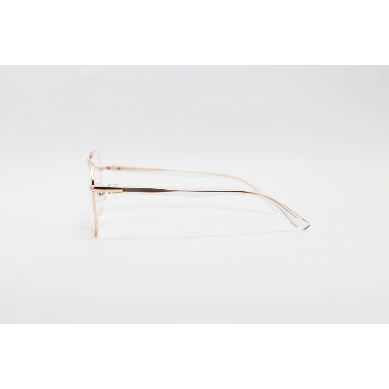 Fleur Di Lis – 6205 – Rose Gold – Acetate - Metal - Blue Cut - Double Bridge – Eyewear