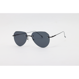 Cartier – 8372 – Black - Metal – Rimless – Sunglasses