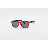 Ray Ban - 851 - Red Black - Acetate - Rectangle - Polarized - Kids Sunglasses