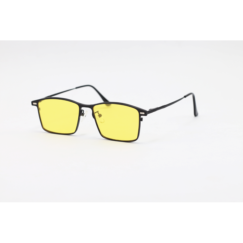 MAYBACH - 8009 - Black - Metal - Rectangle - Dual - Attachment - Blue Cut - Polarized - Eyewear - Sunglasses