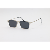 MAYBACH - 8009 - Silver - Metal - Rectangle - Dual - Attachment - Blue Cut - Polarized - Eyewear - Sunglasses