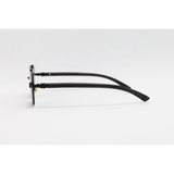 Cartier - 22510 - Wooden Black - Metal - Rimless - Rectangle - Double Bridge - Sunglasses