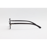 Cartier - 22510 - Wooden Gun Black - Metal - Rimless - Rectangle - Double Bridge - Sunglasses