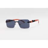 Cartier - 22512 - Wooden Black - Metal - Rimless - Rectangle - Sunglasses