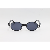 Versace - 2053 - Black - Metal - Oval - Sunglasses