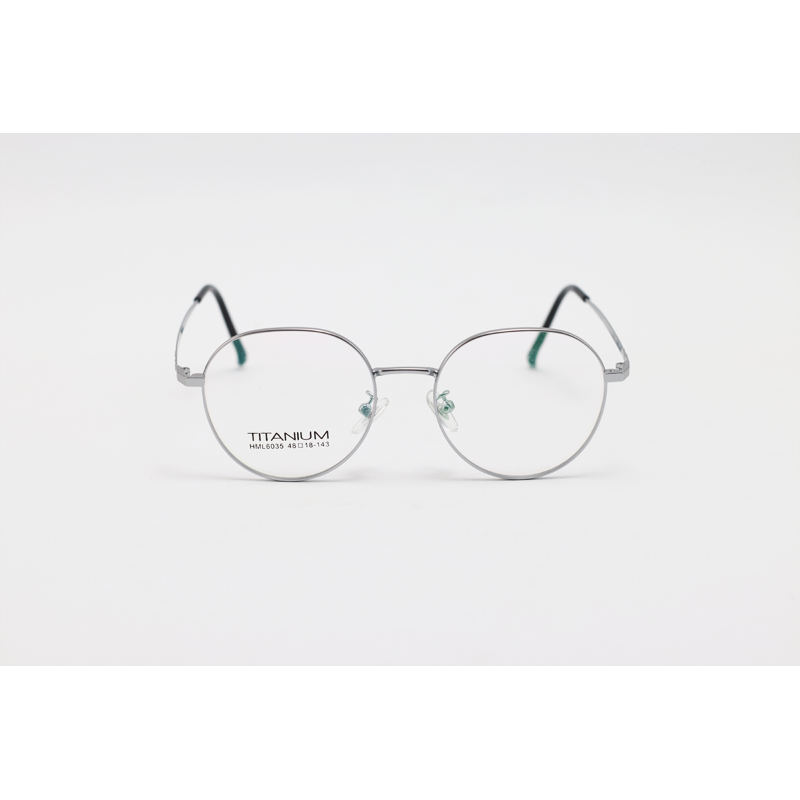 Metal - 6035 - Silver - Round - Eyewear