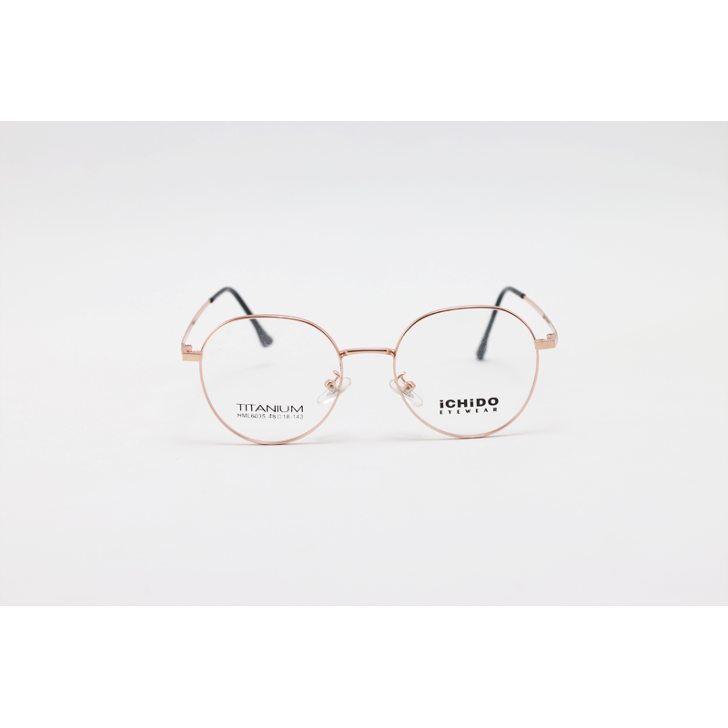 Metal - 6035 - Golden - Round - Eyewear