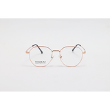 Metal - 6010 - Golden - Round - Eyewear