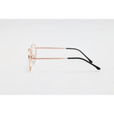 Metal - 6010 - Golden - Round - Eyewear