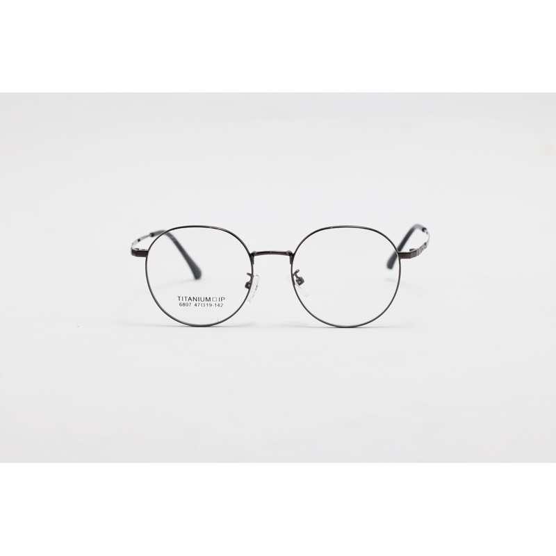 Metal - 6807 - Black - Round - Eyewear