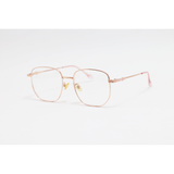 Metal - 124 - Golden - Square - Eyewear