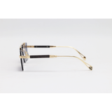 MAYBACH - 3113 - Golden Black - Metal - Rectangle - Double Bridge - Rimless - Sunglasses