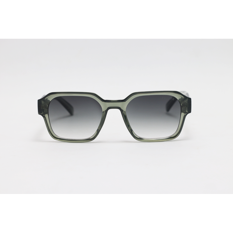 Prada - 328 - Green Grey Gradient - Acetate - Square - Sunglasses