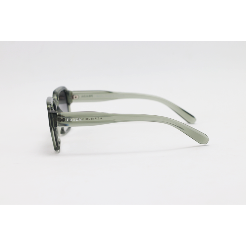 Prada - 328 - Green Grey Gradient - Acetate - Square - Sunglasses