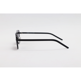 Prada - SPR58Y - Black - Metal - Rectangle - Double Bridge - Sunglasses